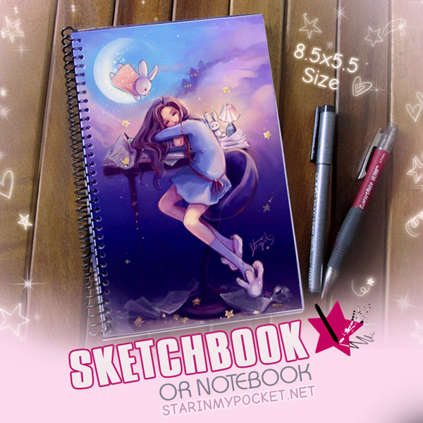 Anime Sketchbook or Notebook Journal