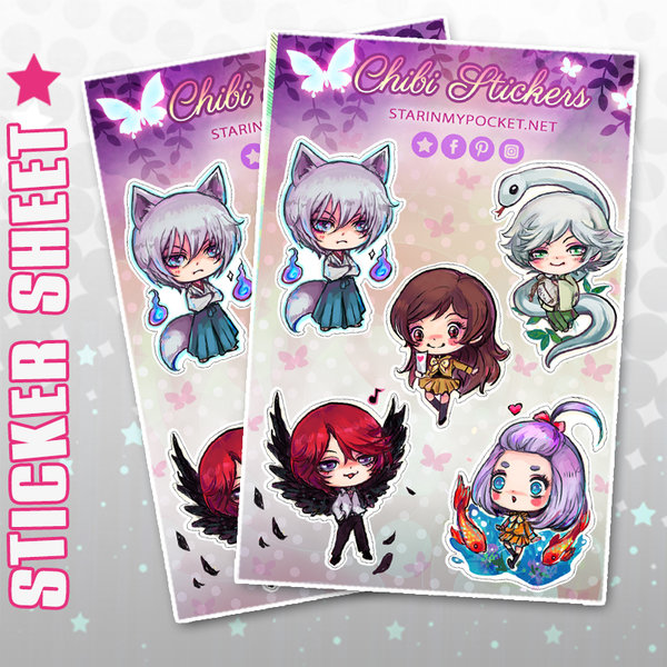 Anime Shoujo Stickers