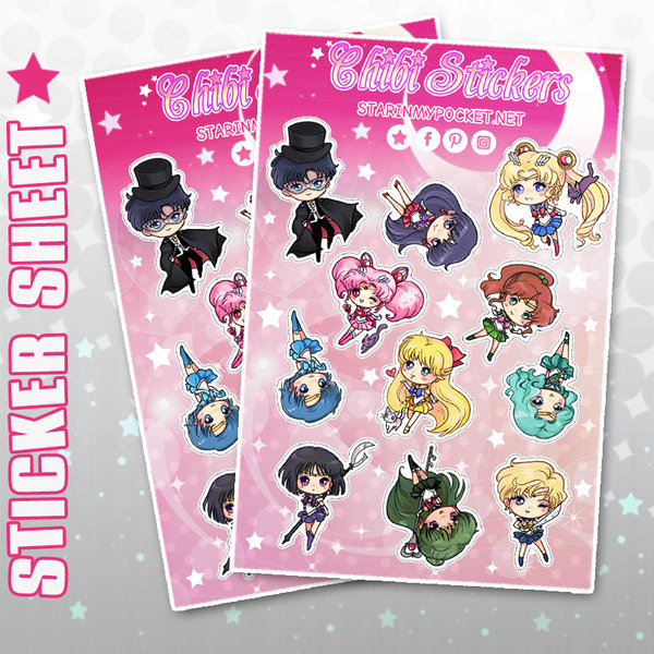 Magical Girl Mini Stickers