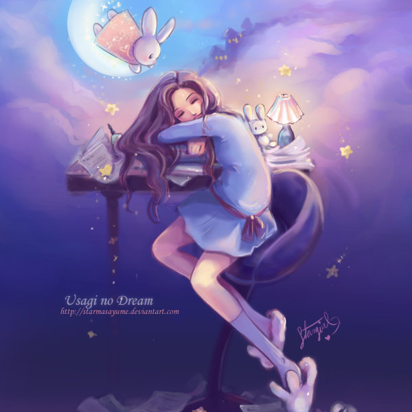 'Usagi no Dream' Original Art Print