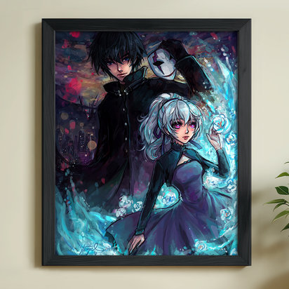 Hei & Yin Art Print