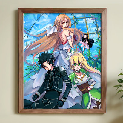 Alfheim Anime Art Print